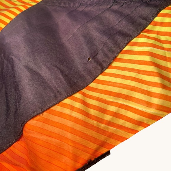 Billabong Rising Sun Board Shorts Mens XXL 42 44 Orange Black Y2K Surf - Picture 15 of 16